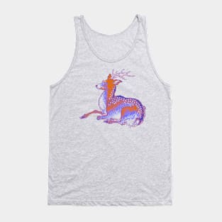 Splatter Art Deer Tank Top